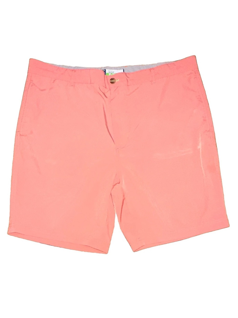 TailorByrd Men's Pink Performance Golf Shorts Flat Front Polyester Pockets